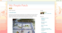 Desktop Screenshot of mypurplepatch.com